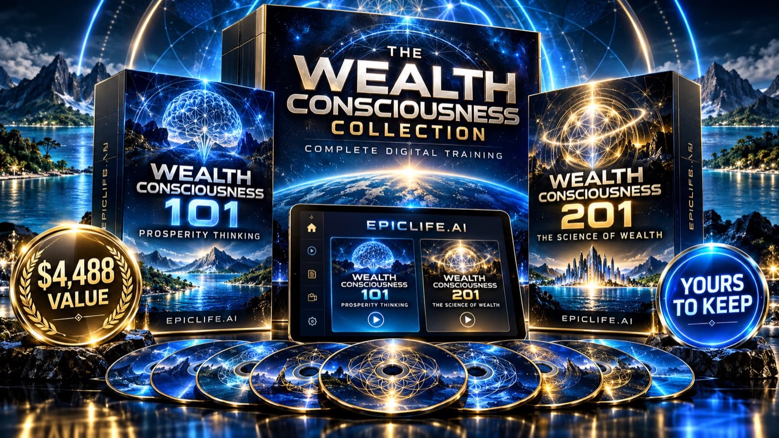 The Wealth Consciousness Collection: Wealth Consciousness 101 and Wealth Consciousness 201 — $4,488 value, yours to keep