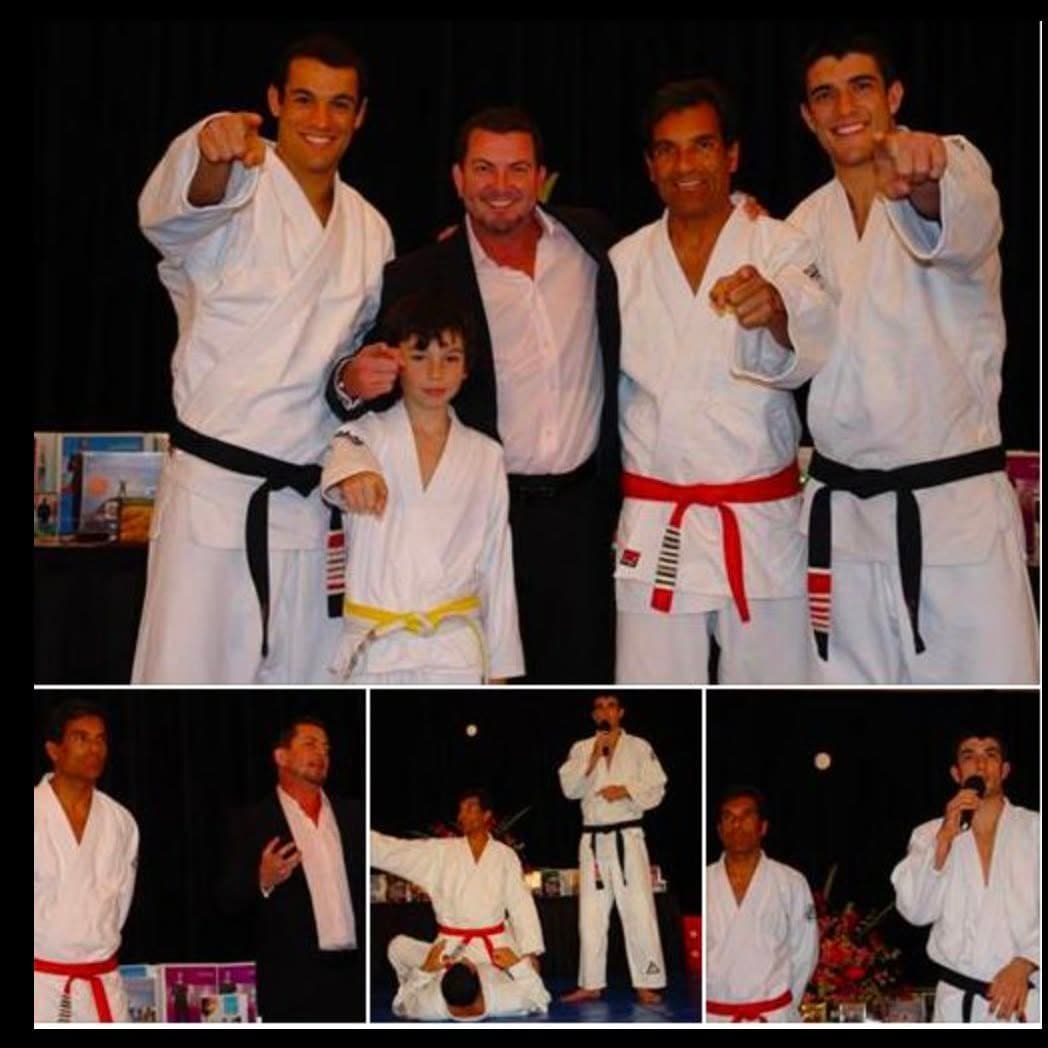 Chris Howard with Gracie instruction