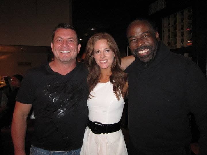 Chris Howard with Les Brown