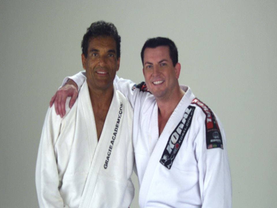 Chris Howard with Rorion Gracie