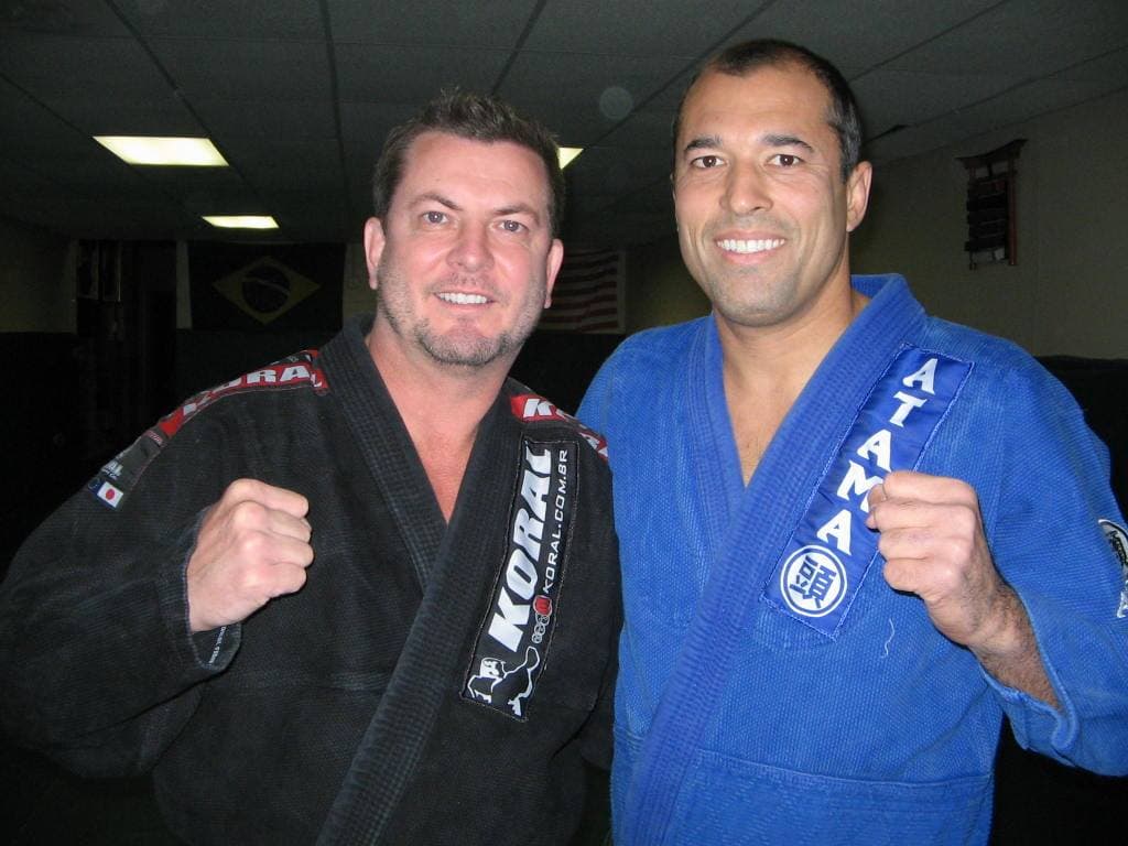 Chris Howard with Royce Gracie
